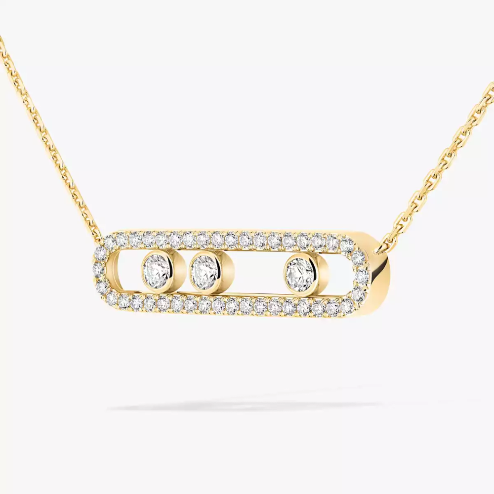 Move Classique pavé necklace, large model