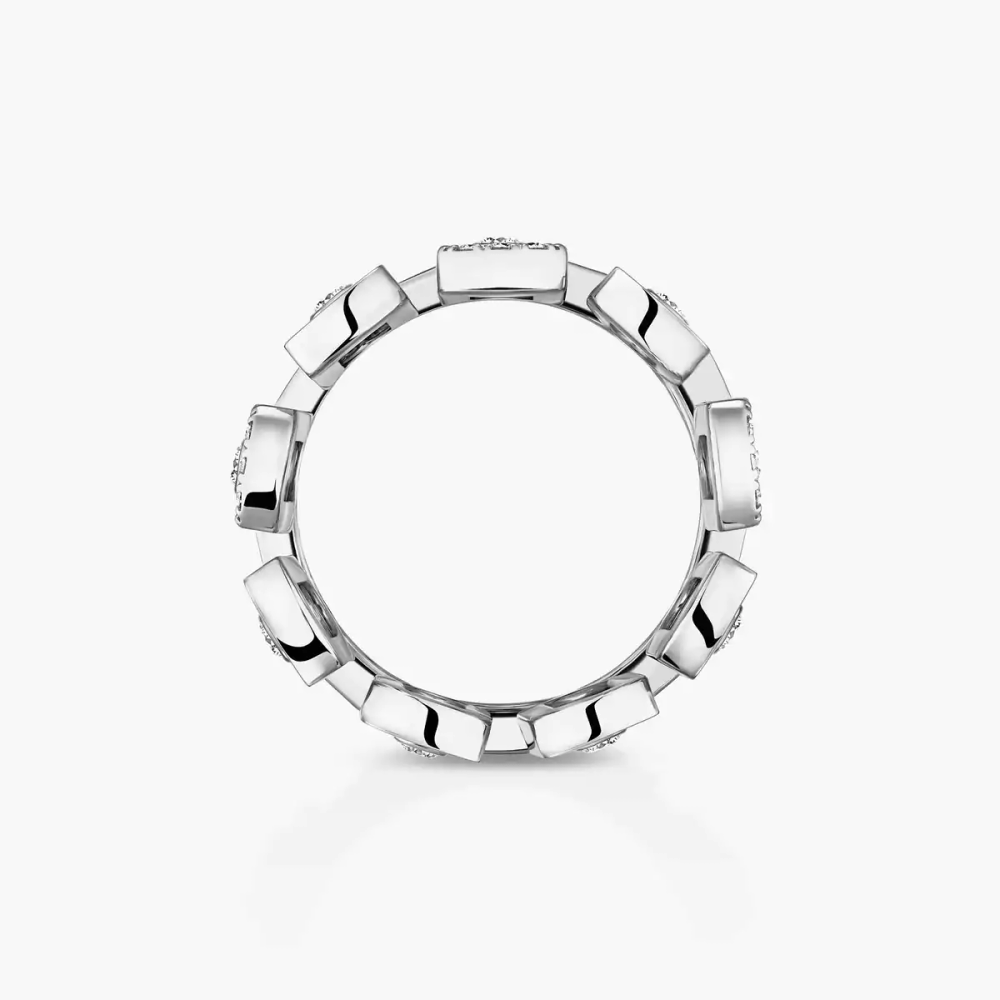 Move Iconica Bague Diamant Or Blanc