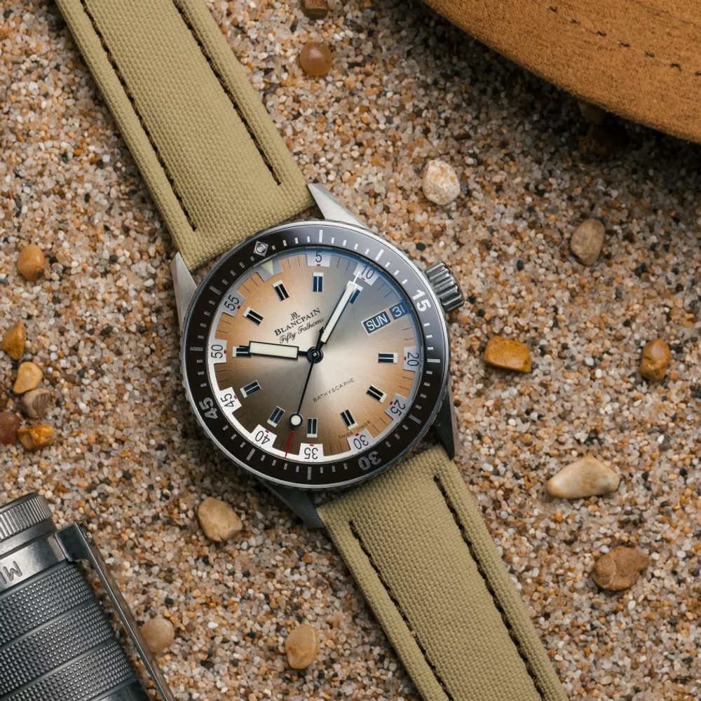 Fifty Fathoms Bathyscaphe Day Date Desert Edition