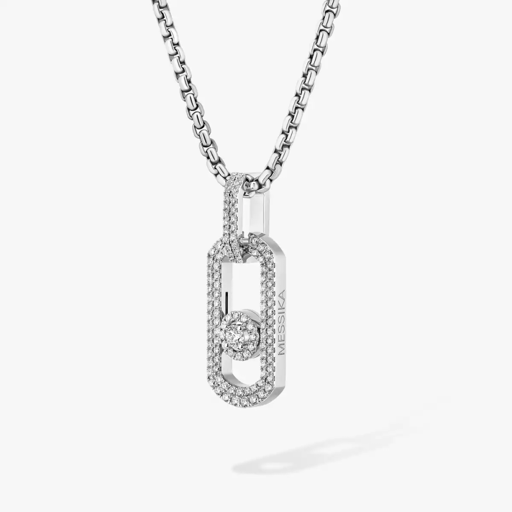 So Move pavé pendant necklace