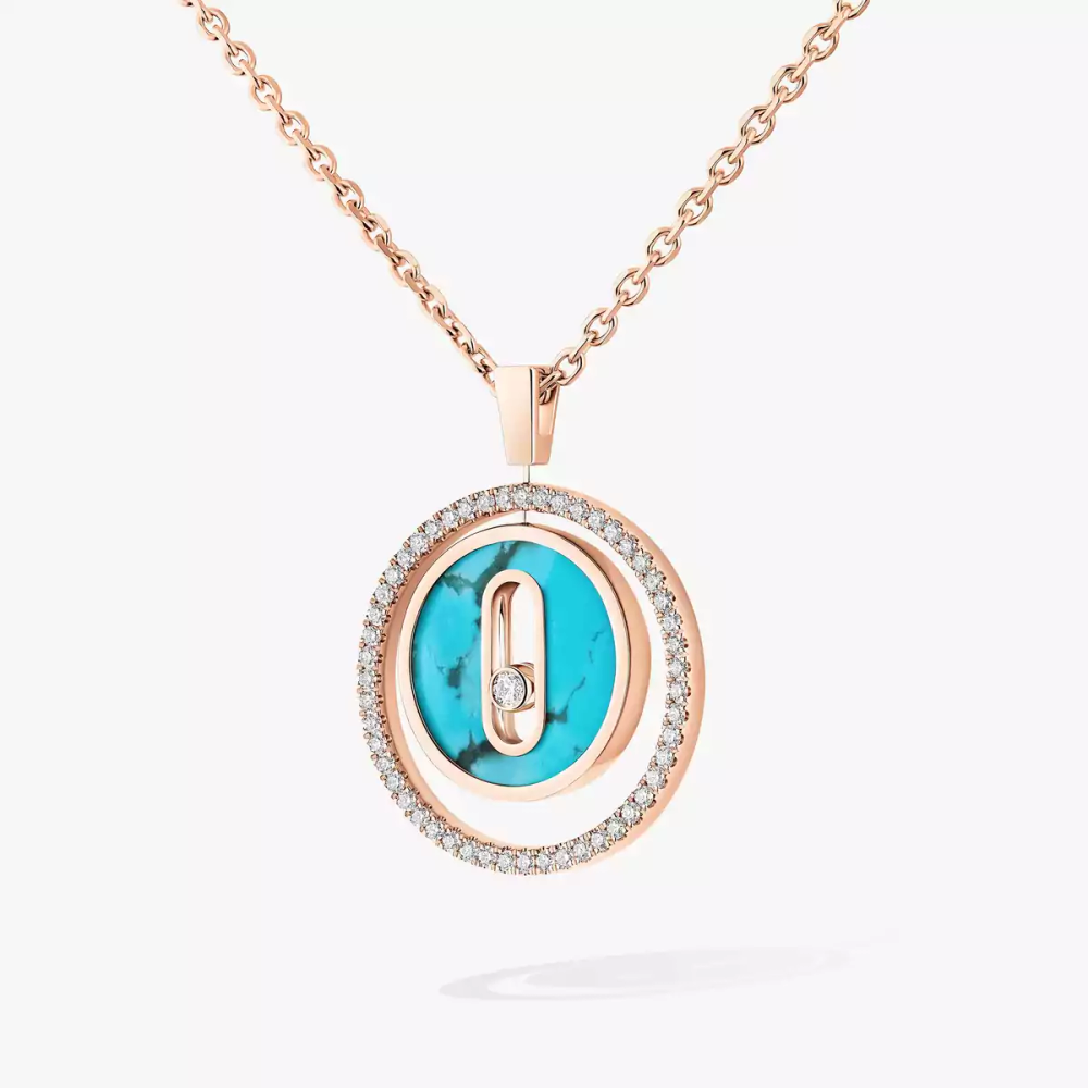 Collier Lucky Move turquoise, petit modèle