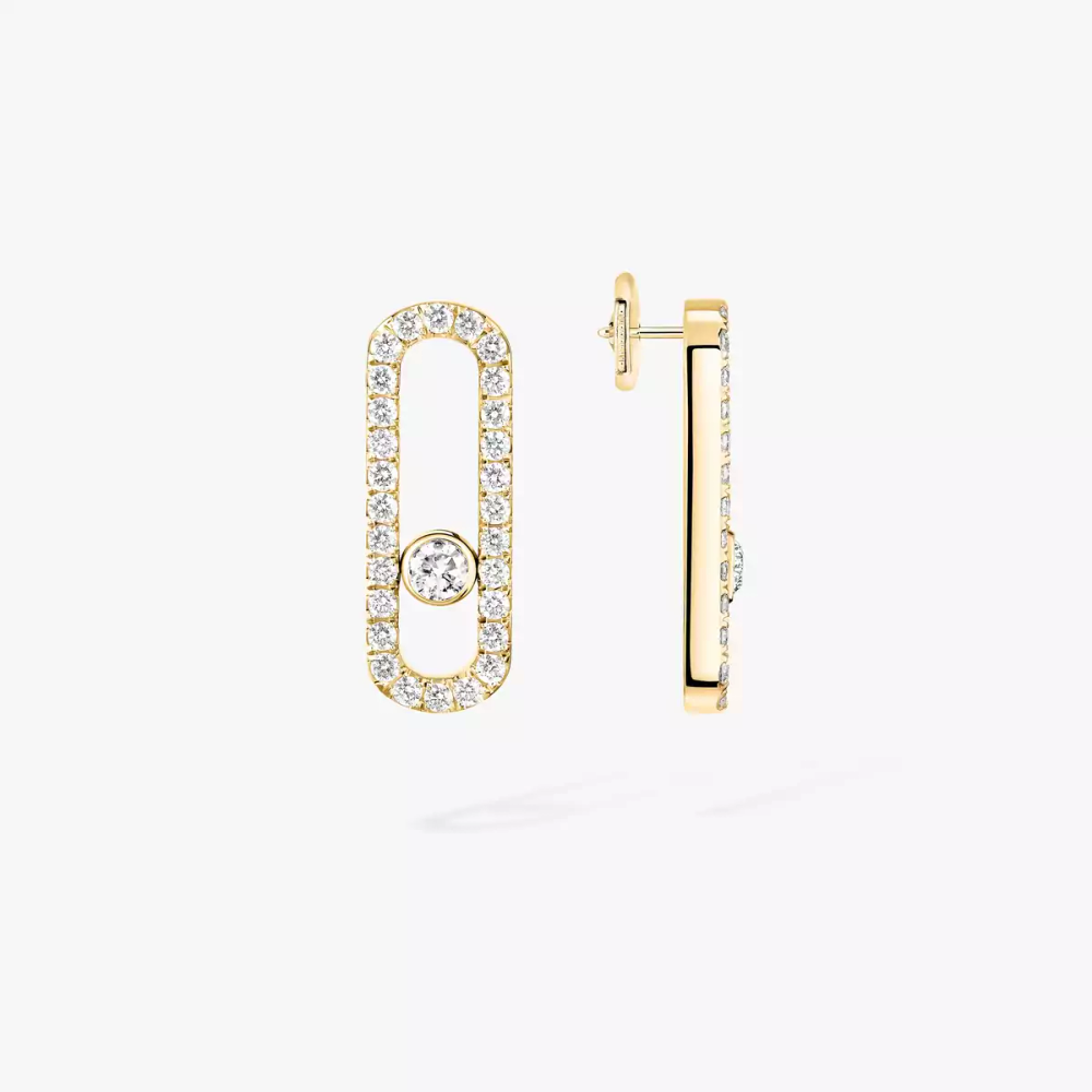 Move Uno pavé earrings