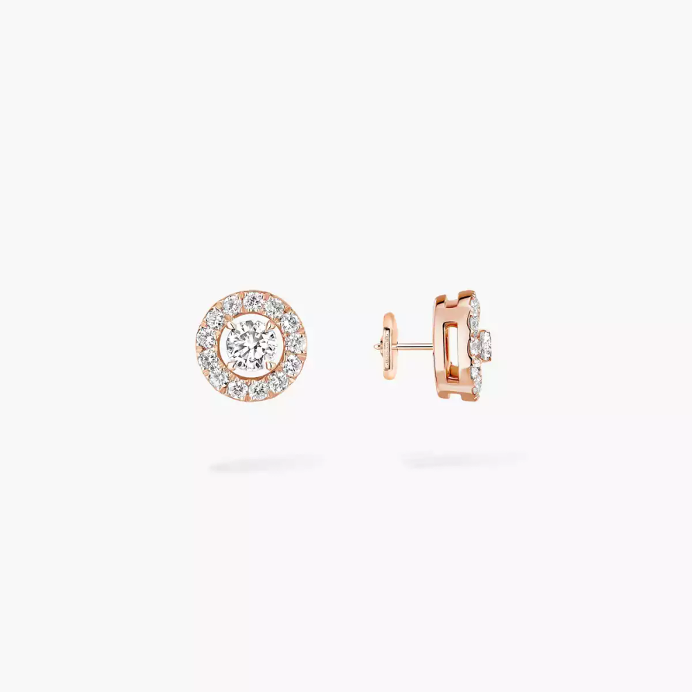 Boucles d'oreilles Joy taille brillant, mini modèle