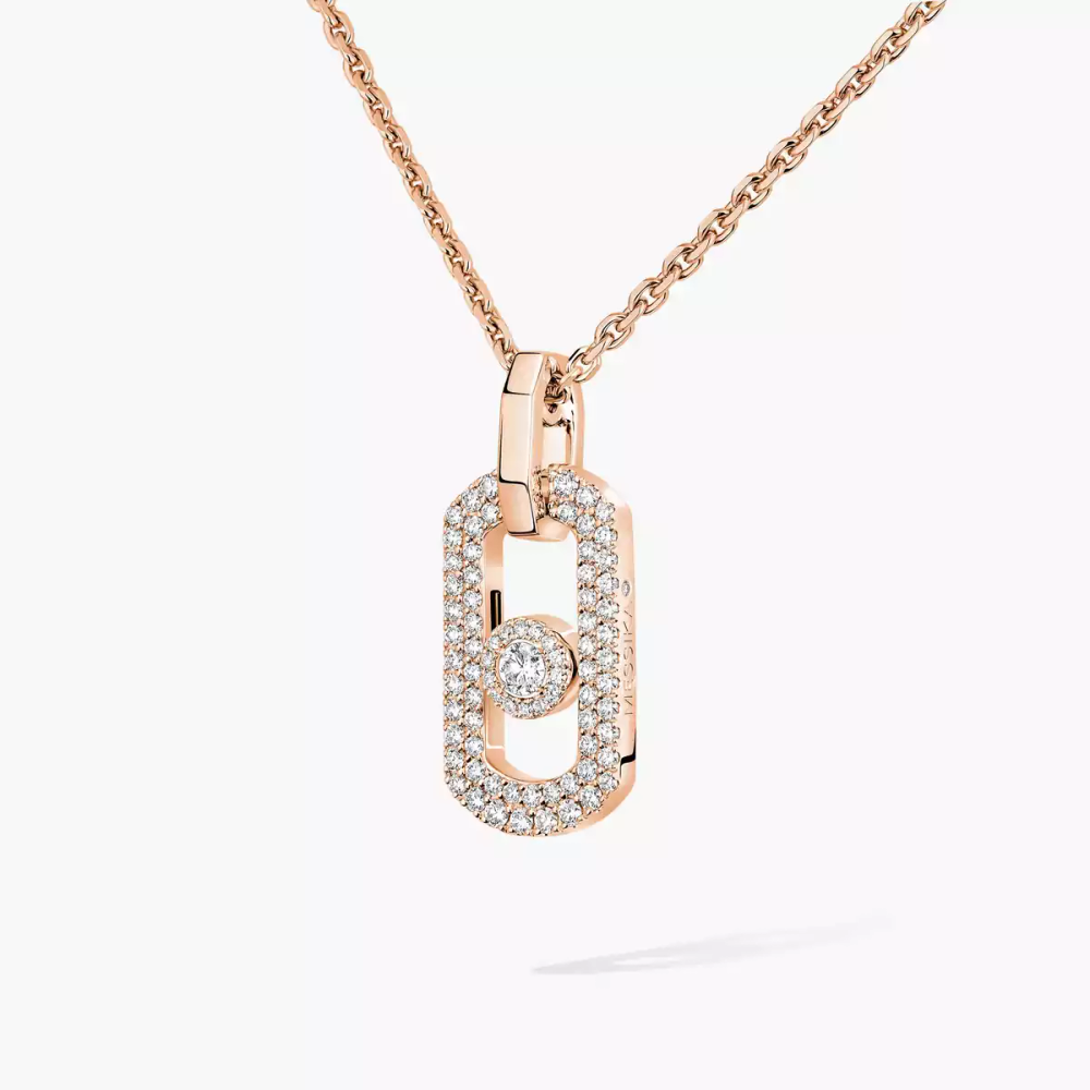 So Move Halskette mit Diamanten ausgefasst