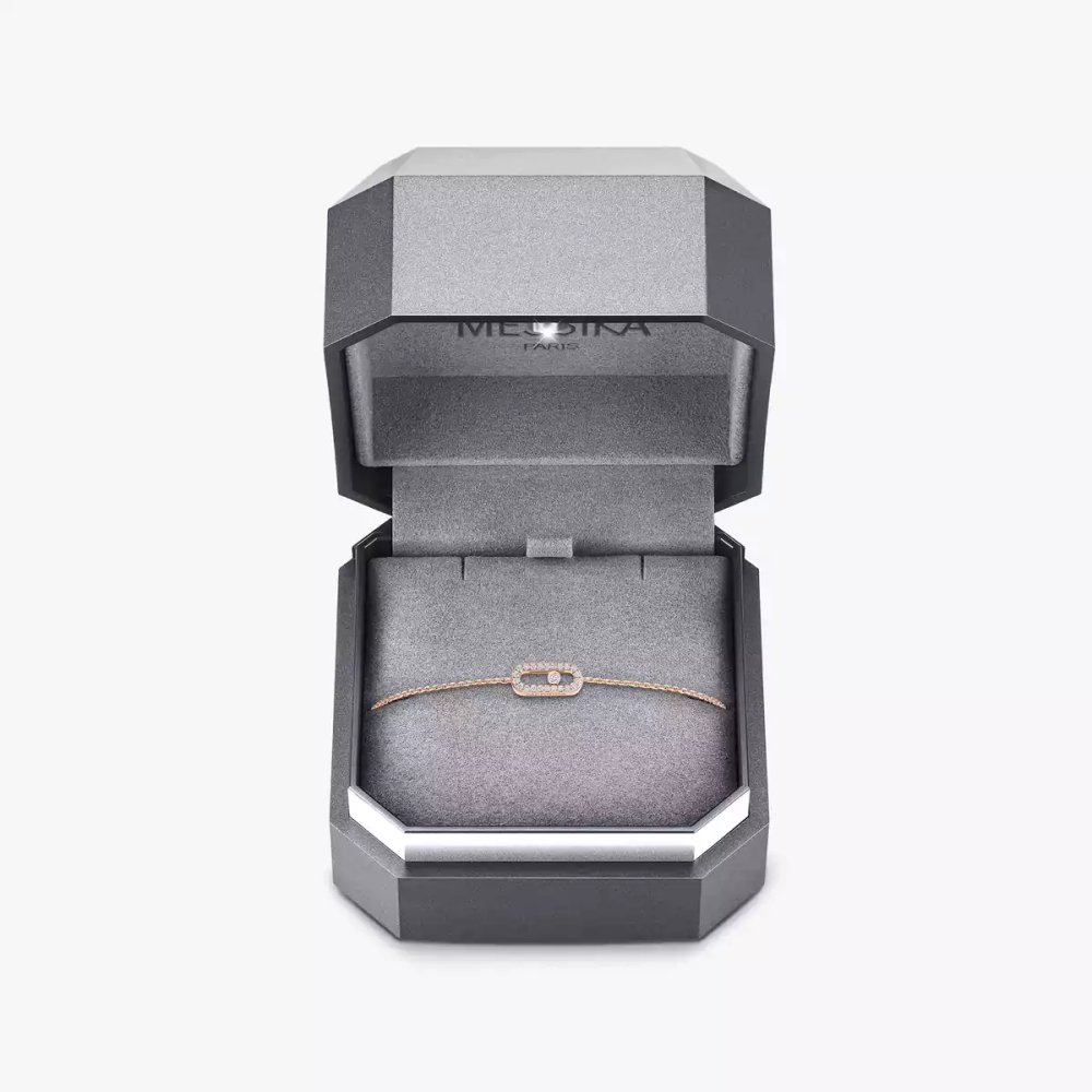 Messika CARE(S) Pavé Bracelet Pink Gold Diamond Bracelet