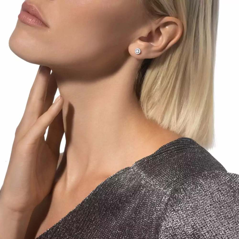 Joy brilliant-cut earrings, small model