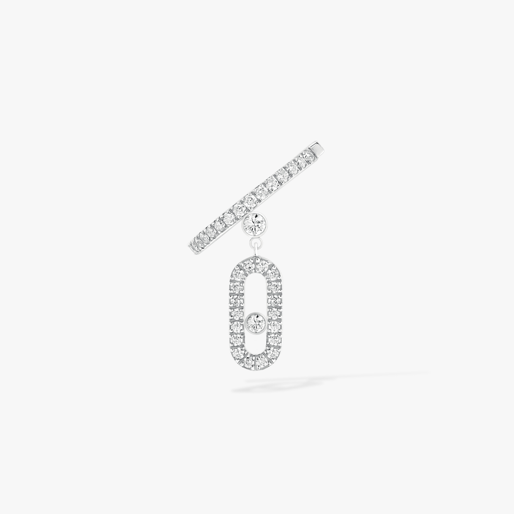Move Uno Quasten-Ohrringe mit Diamanten ausgefasst