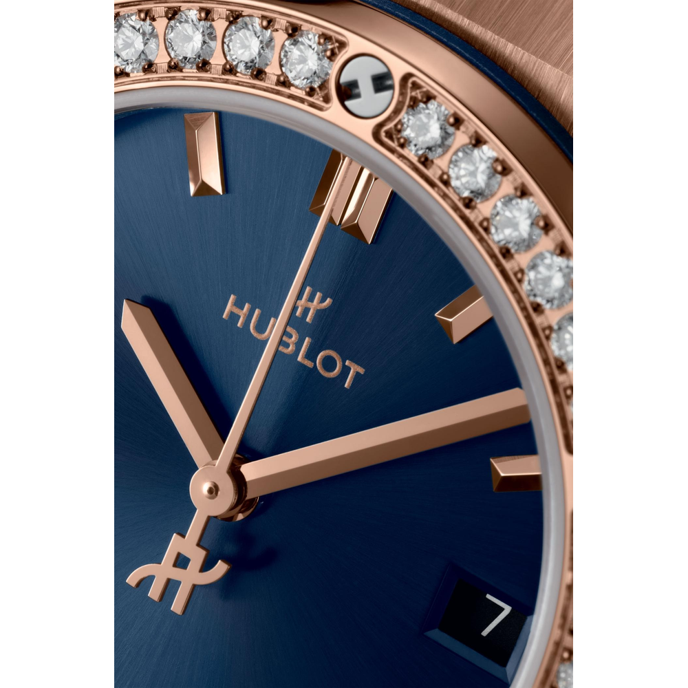 Classic Fusion King Gold Blue Diamonds