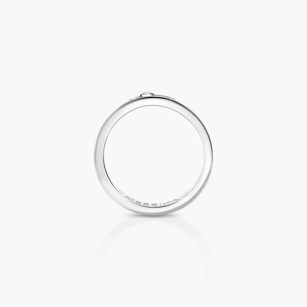 Alliance Move Joaillerie Bague Diamant Or Blanc