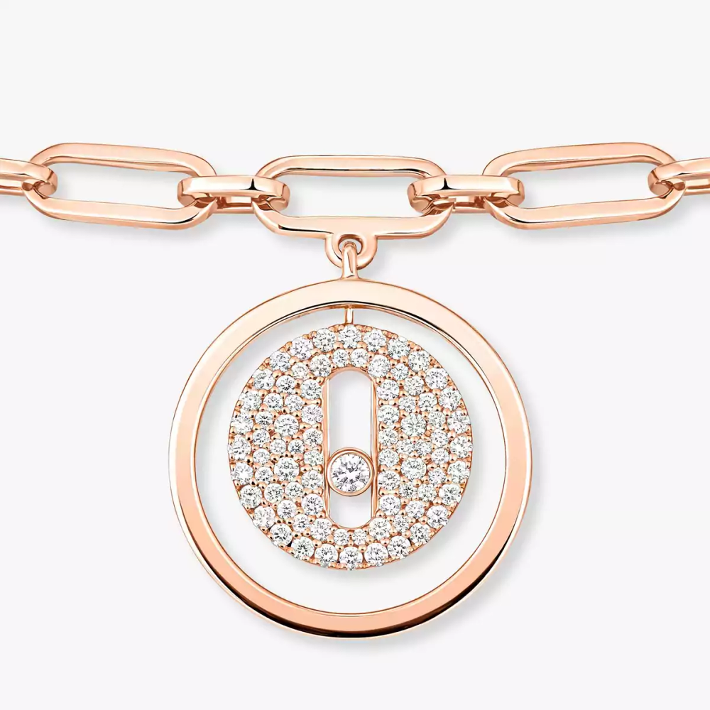 Lucky Move pavé anklet