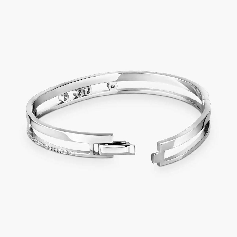 Move Romane Armband halb ausgefasst, kleines Modell