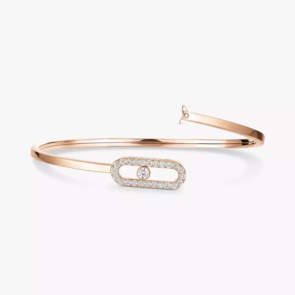 Move Uno Flex Armreif Mit Diamanten ausgefasst MM