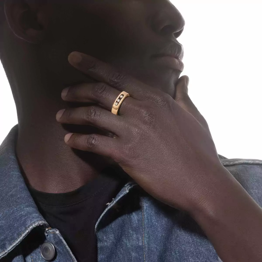Move Noa Ring ziseliert, kleines Modell