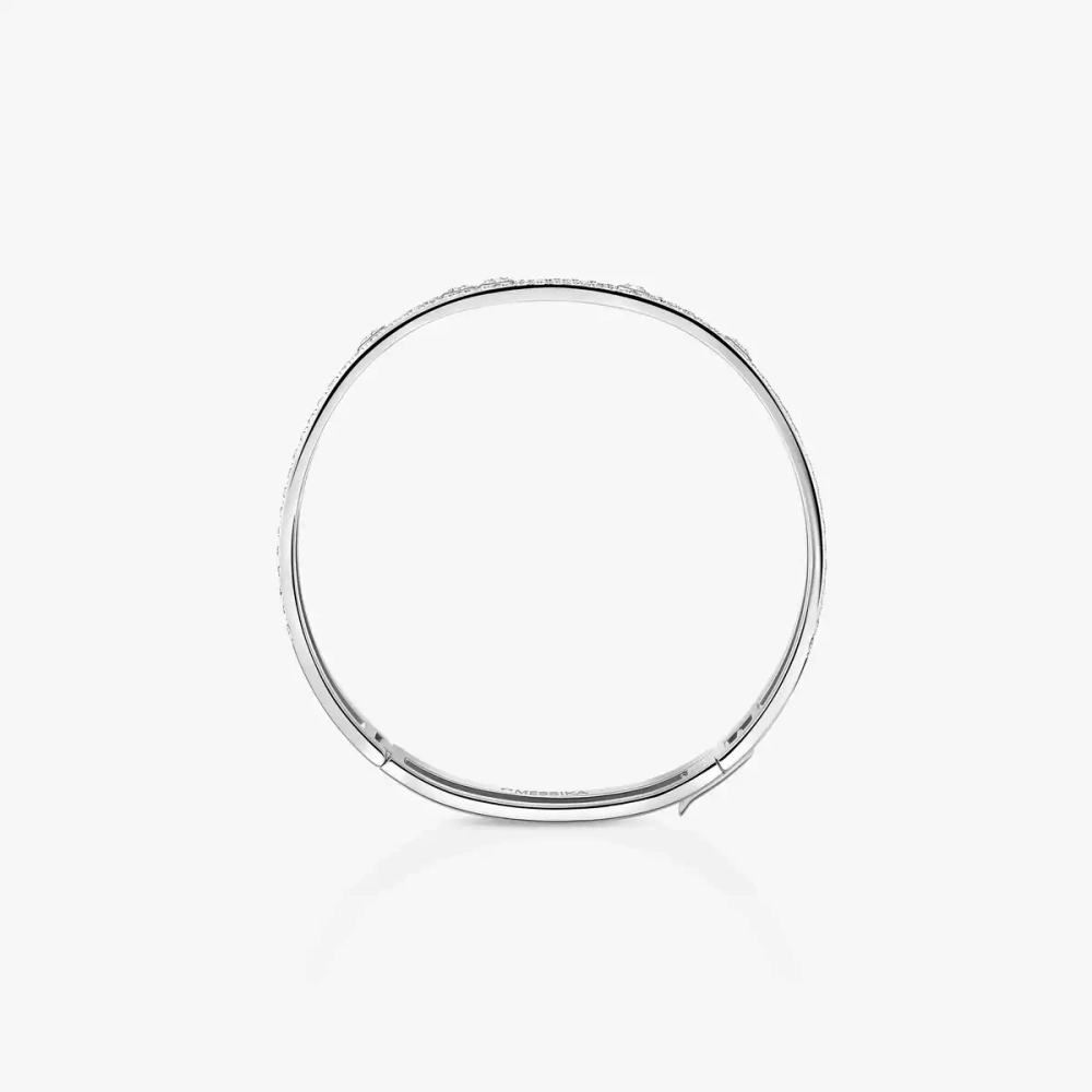 Move Romane Armreif Mit Diamanten ausgefasst Armband Diamant Weißgold