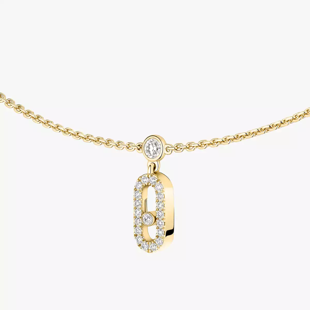Move Uno Choker mit Quasten mit Diamanten ausgefasst