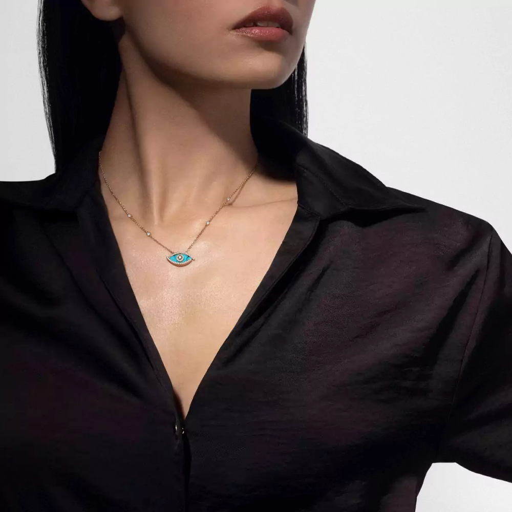 Lucky Eye turquoise necklace