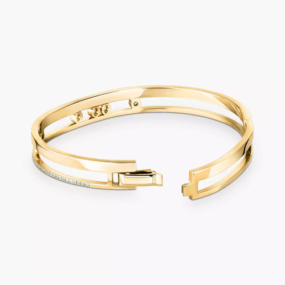 Move Romane Armband halb ausgefasst, kleines Modell