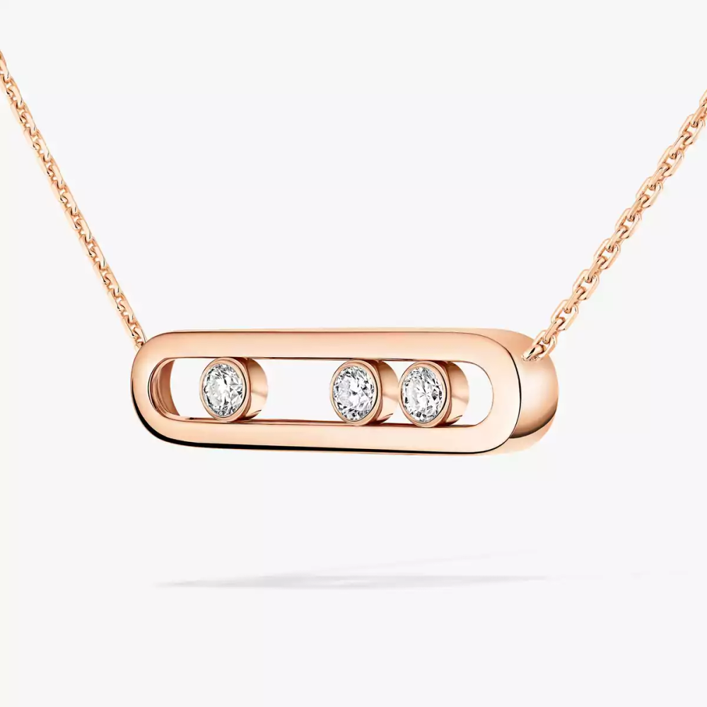 Collier Move Kette Diamant Roségold