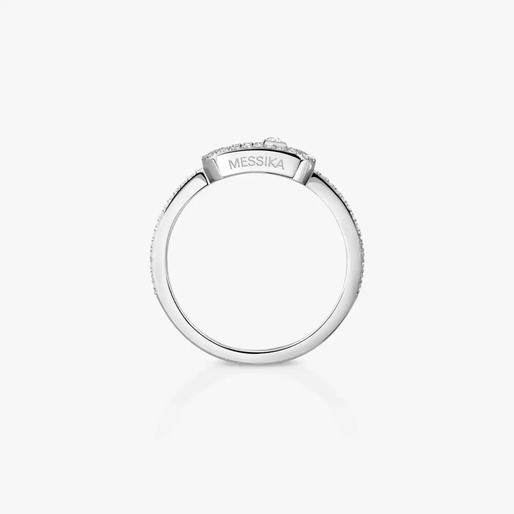 Move Uno pavé ring, small model