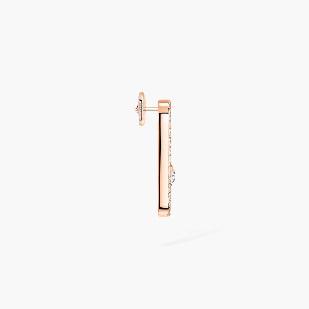 Move Uno single pavé earring, right