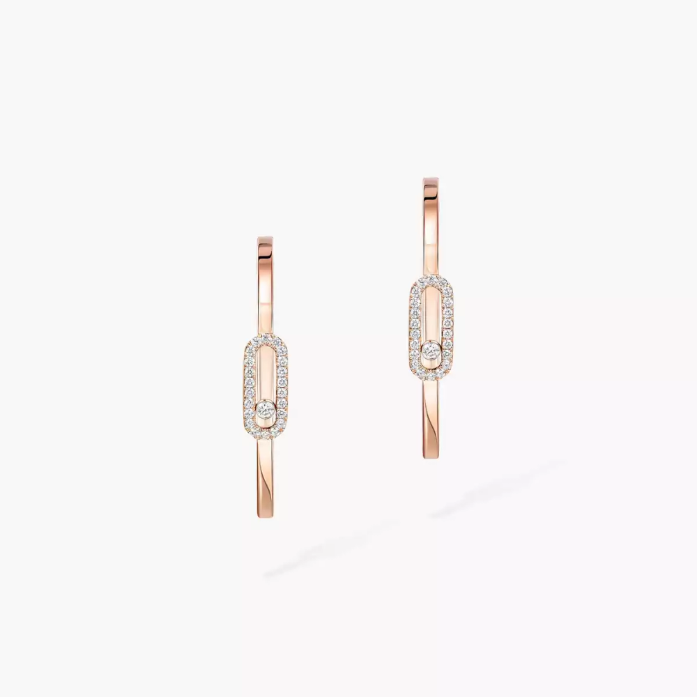 Boucles d'oreilles créoles Move Uno, petit modèle