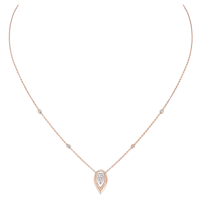 Fiery 0,25 kt Kette Diamant Roségold