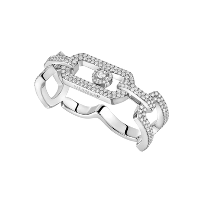 So Move Zwei-Finger Mit Diamanten Ausgefasst