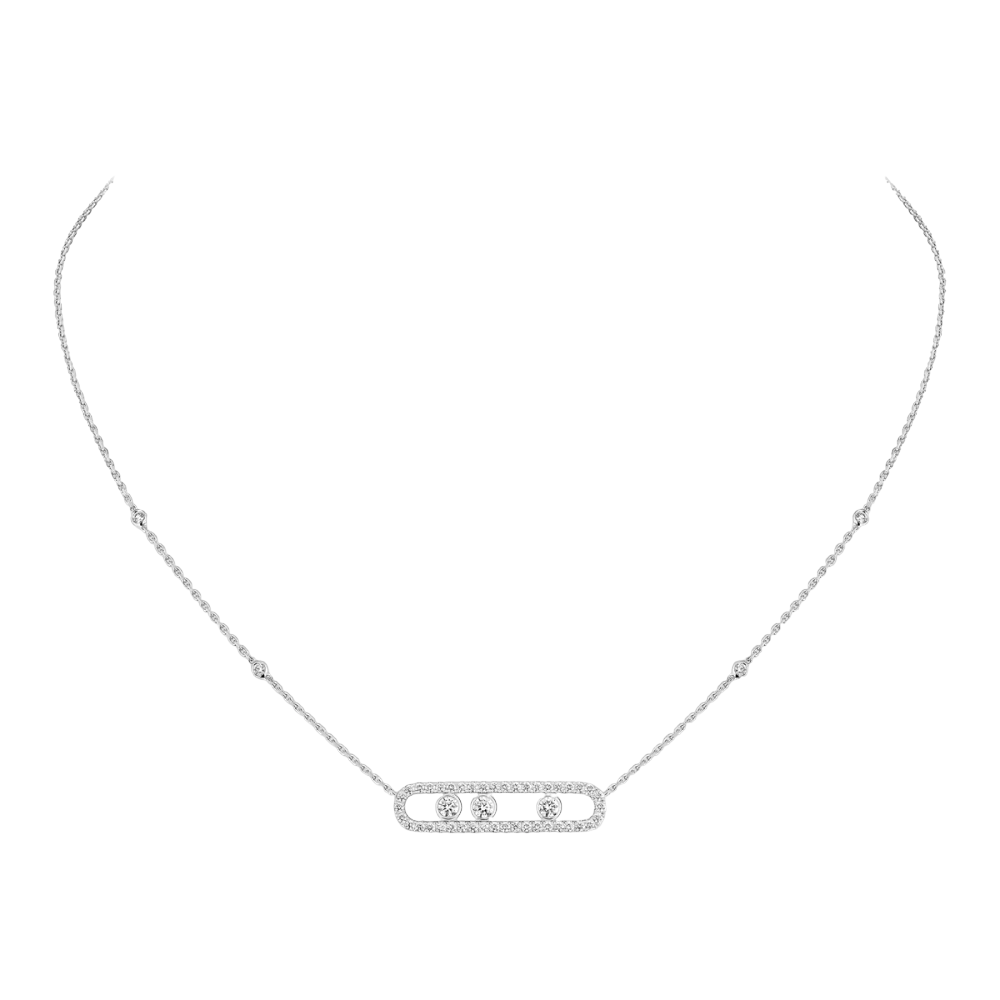 Move pavé necklace