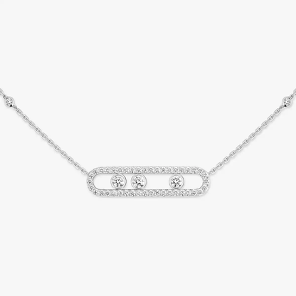 Move pavé necklace