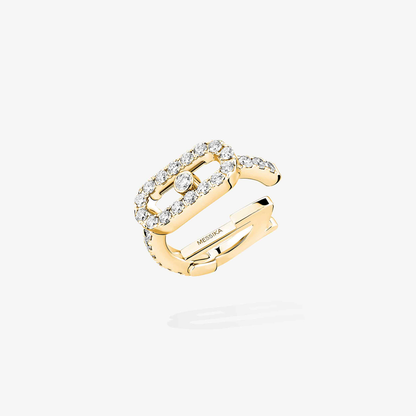 Move Uno pavé clip earring