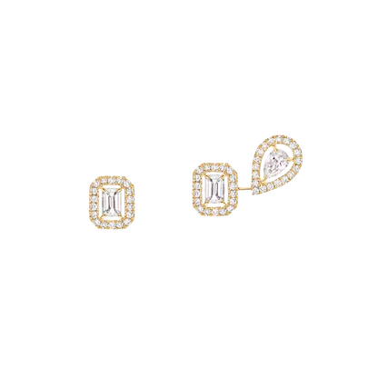 My Twin earrings 1+2 0.10ct x3