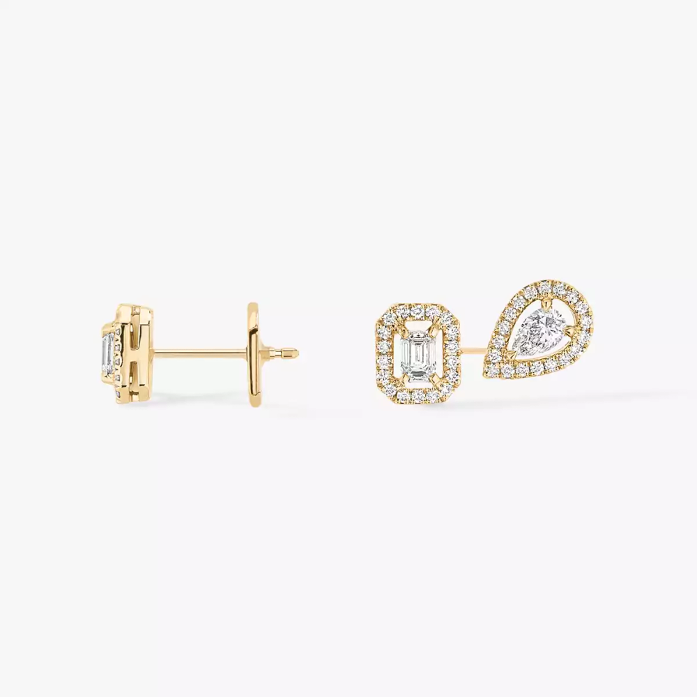 My Twin earrings 1+2 0.10ct x3