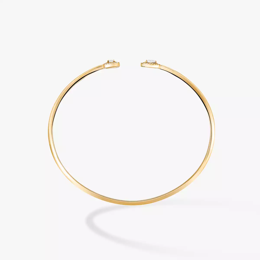 My Twin toi & moi thin bangle 2x 0.15ct