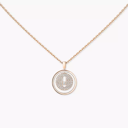 Lucky Move pavé necklace small
