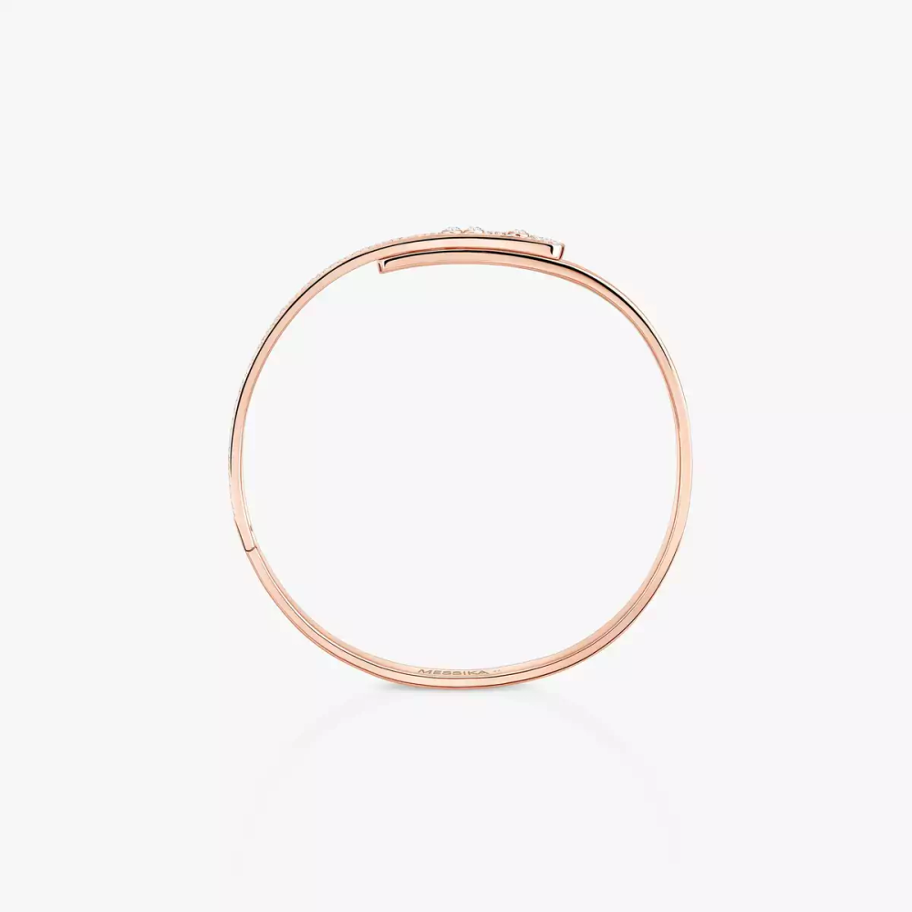 Move Noa half pavé bangle small