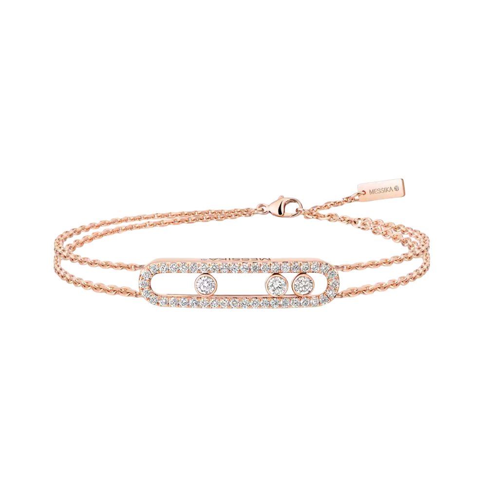 Bracelet pavé Move Classique Armband Diamant Roségold