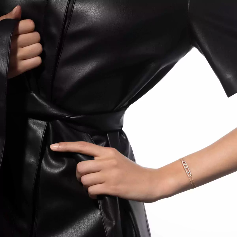 Bracelet pavé Move Classique Armband Diamant Roségold