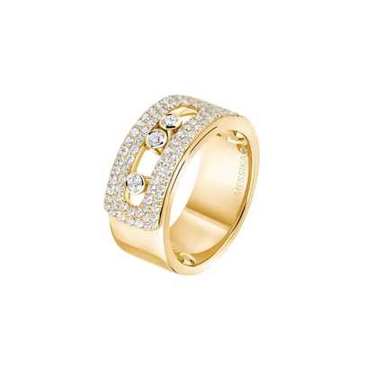 Bague pavée Move Noa GM Bague Diamant Or Jaune