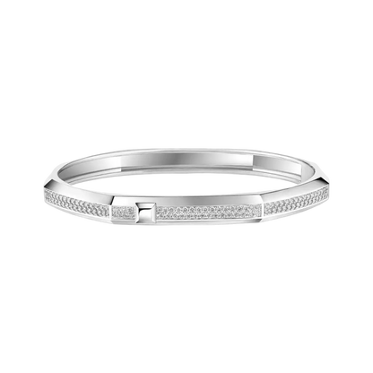 Moderniste pavé bracelet, medium model