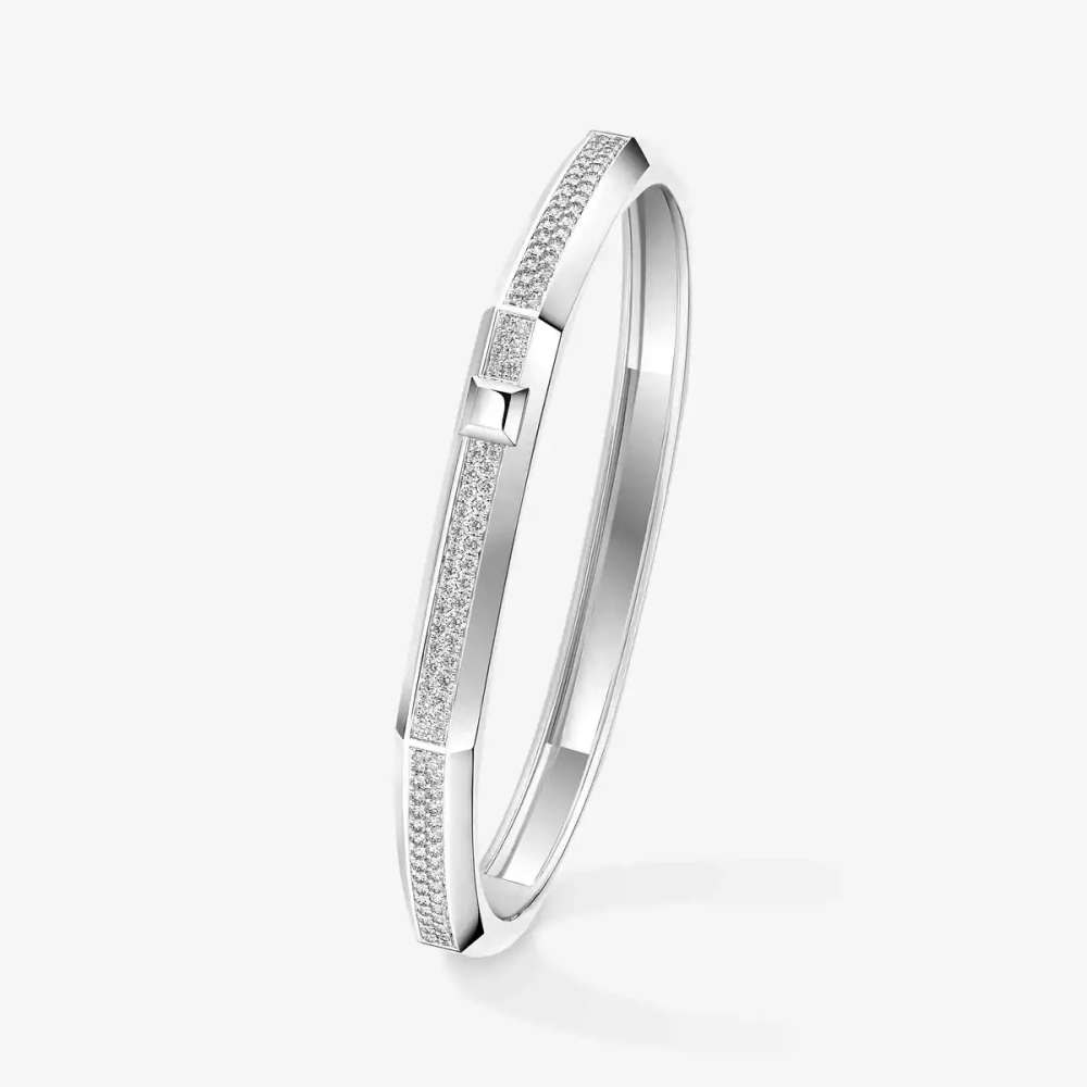 Moderniste pavé bracelet, medium model
