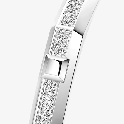 Moderniste pavé bracelet, medium model