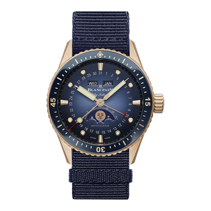 Fifty Fathoms Bathyscaphe Quantième Complet Phases de Lune