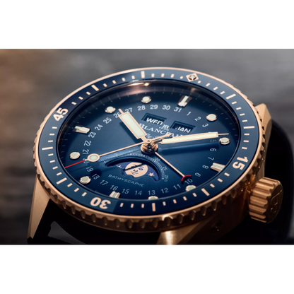 Fifty Fathoms Bathyscaphe Quantième Complet Phases de Lune