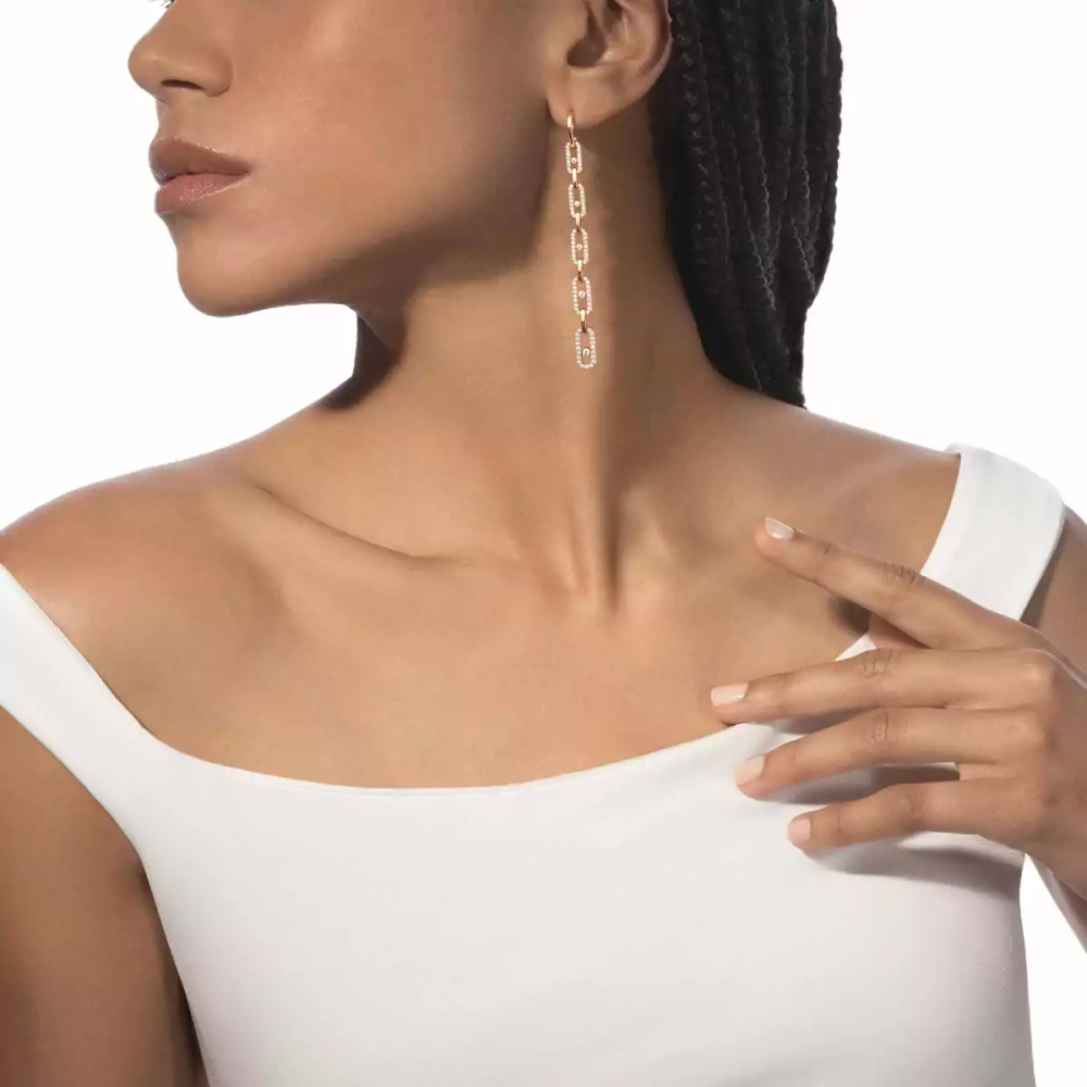 Move Link pendant earrings