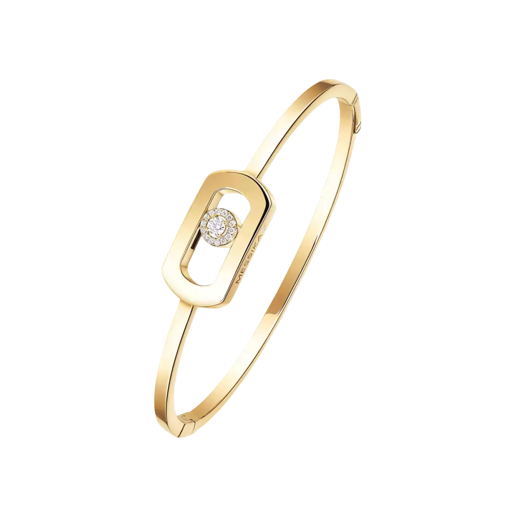So Move Bangle Yellow Gold Diamond Bracelet