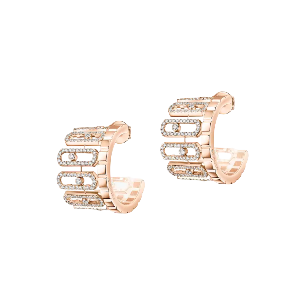 Move Iconica pavé earrings
