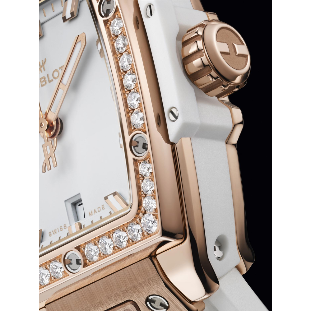 Big Bang King Gold White Diamonds