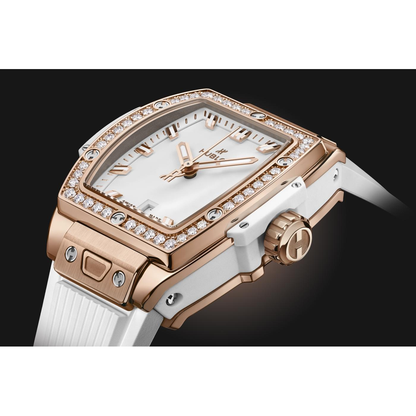 Big Bang King Gold White Diamonds