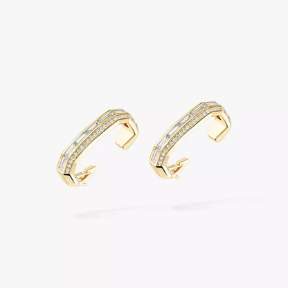 Boucles d'oreilles clips Groove