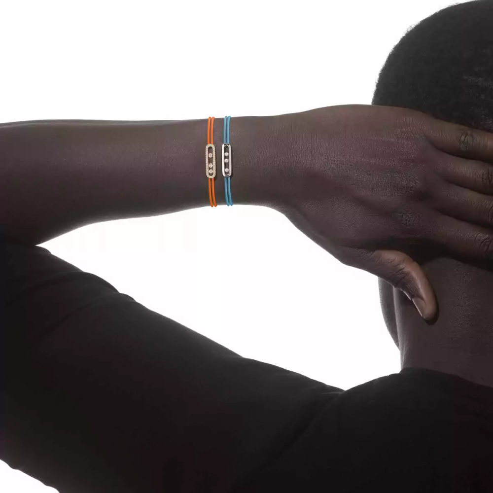 Messika Care(s) blue cord bracelet